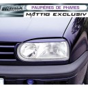 Paupières de phares pour VW Golf 3 GTI VR6 GT